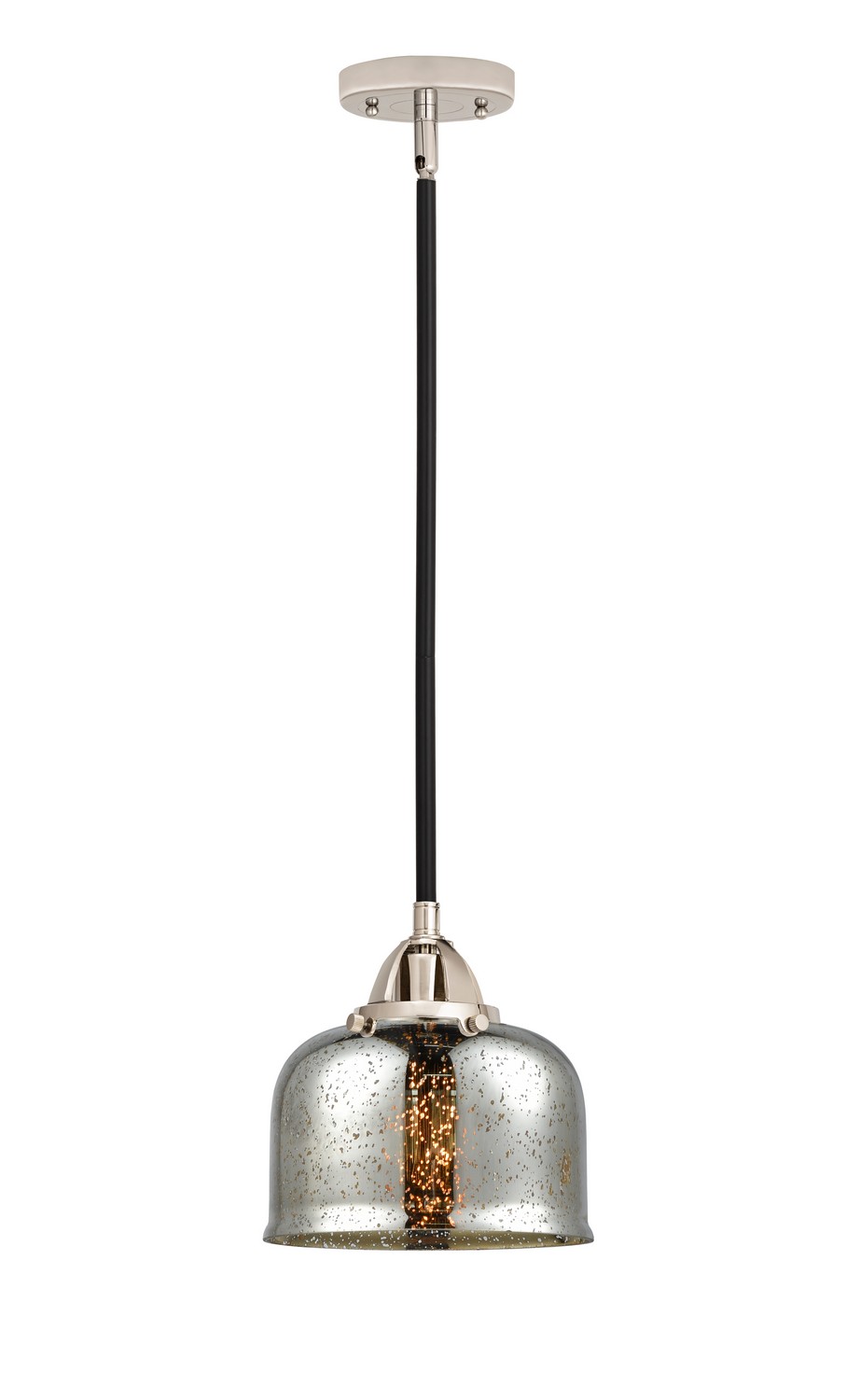 LED Mini Pendant by Innovations - Nouveau 2 Collection, Black Polished Nickel Finish - 288-1S-BPN-G78-LED
