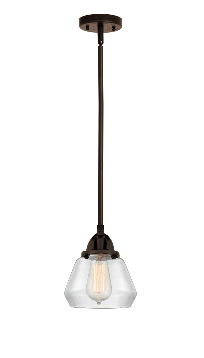 LED Mini Pendant by Innovations - Nouveau 2 Collection, Oil Rubbed Bronze Finish - 288-1S-OB-G172-LED