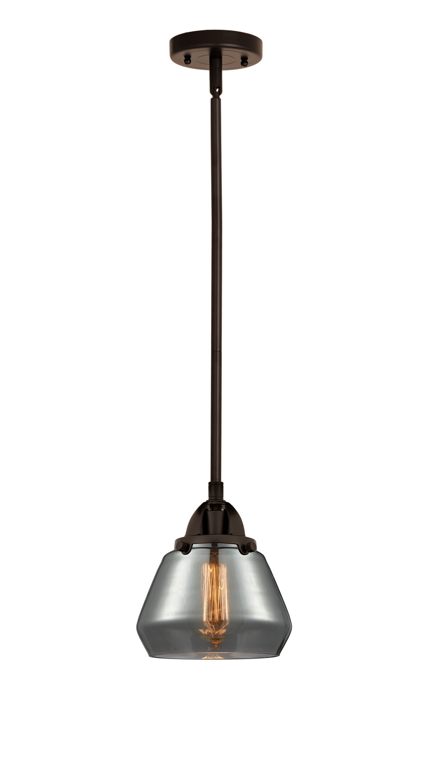 One Light Mini Pendant by Innovations - Nouveau 2 Collection, Oil Rubbed Bronze Finish - 288-1S-OB-G173