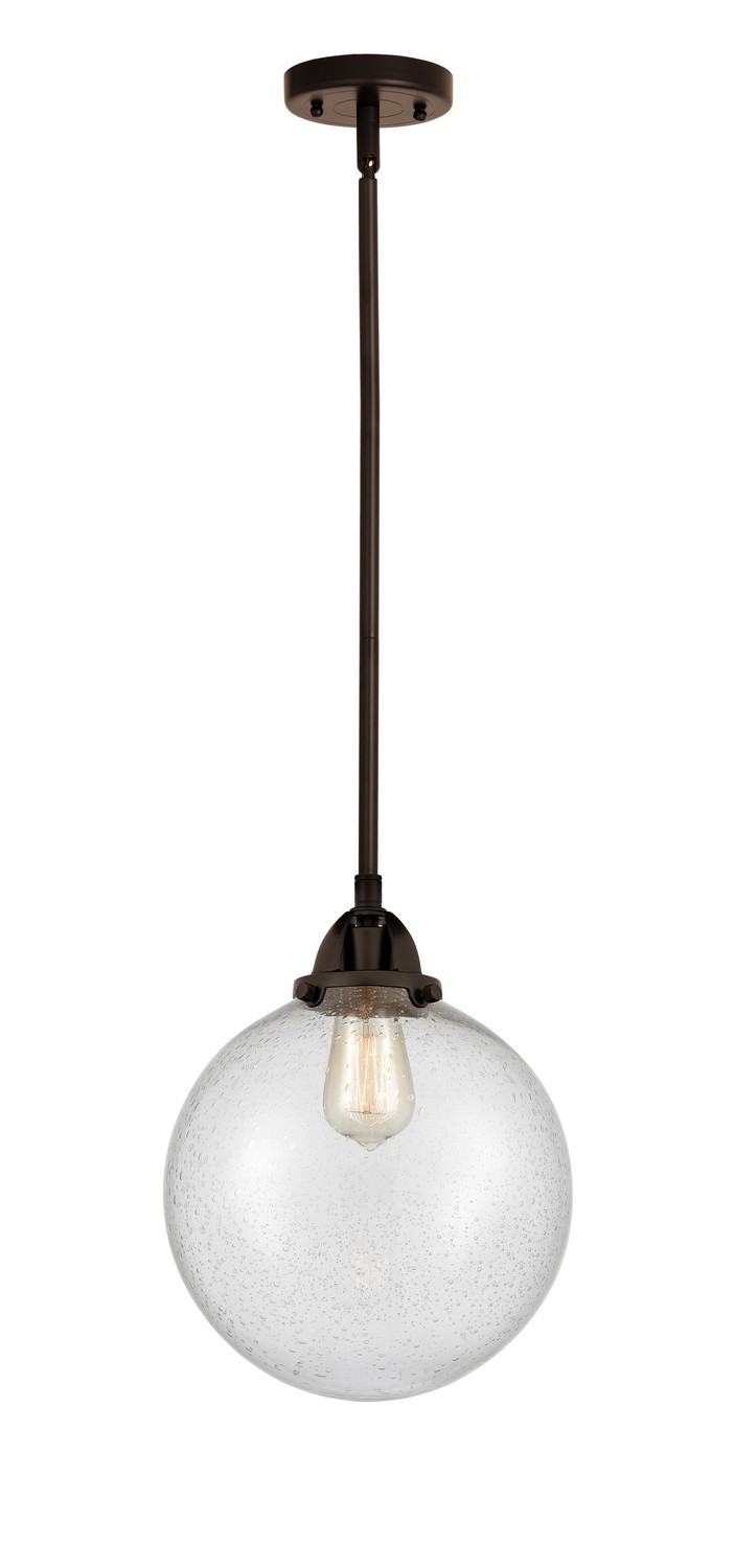 LED Mini Pendant by Innovations - Nouveau 2 Collection, Oil Rubbed Bronze Finish - 288-1S-OB-G204-10-LED