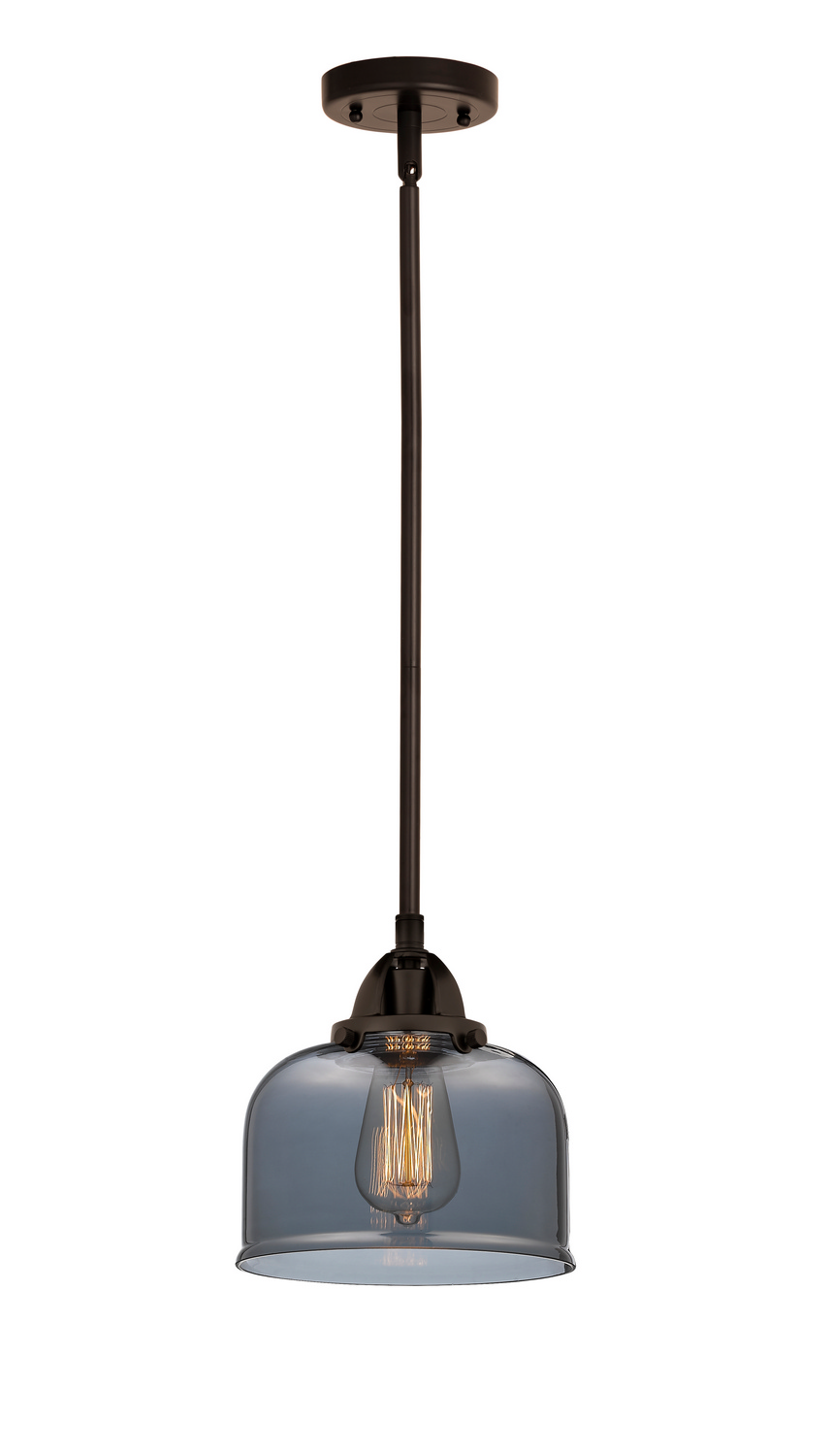 One Light Mini Pendant by Innovations - Nouveau 2 Collection, Oil Rubbed Bronze Finish - 288-1S-OB-G73