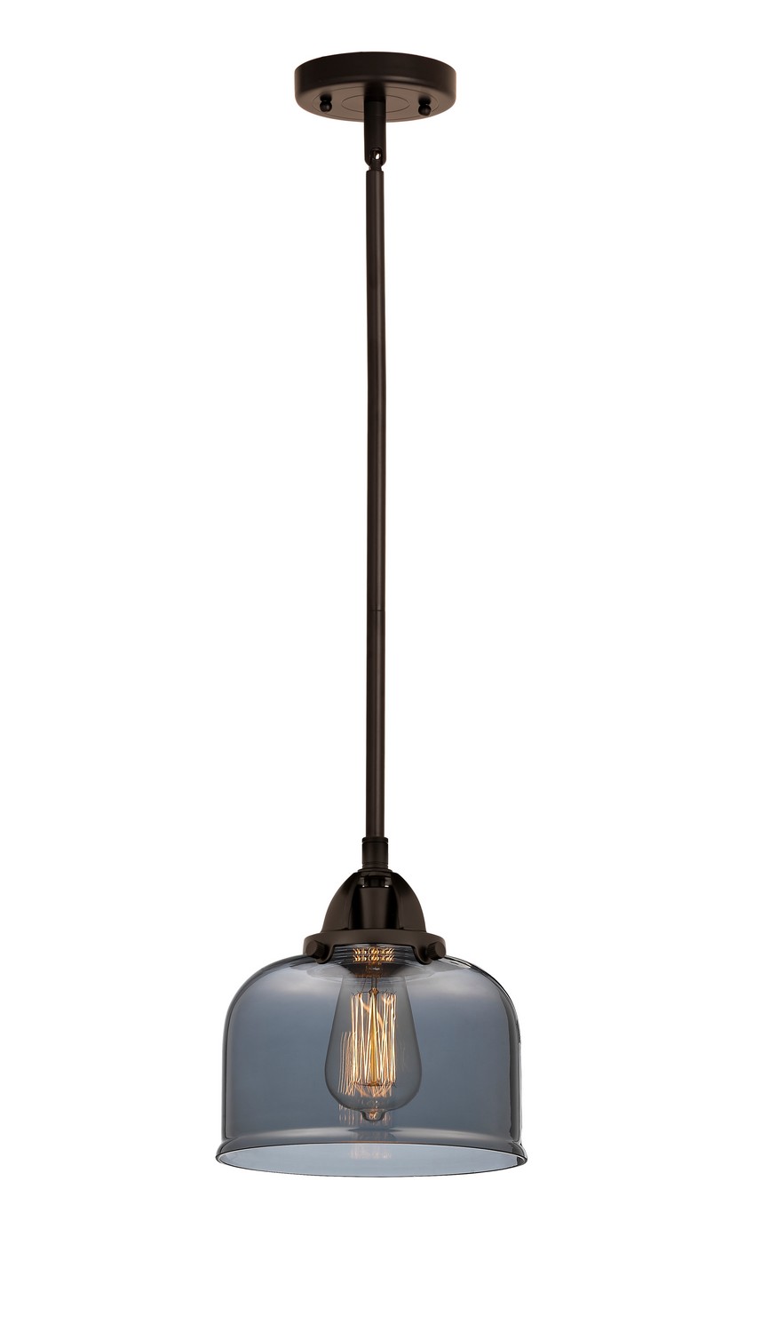 LED Mini Pendant by Innovations - Nouveau 2 Collection, Oil Rubbed Bronze Finish - 288-1S-OB-G73-LED