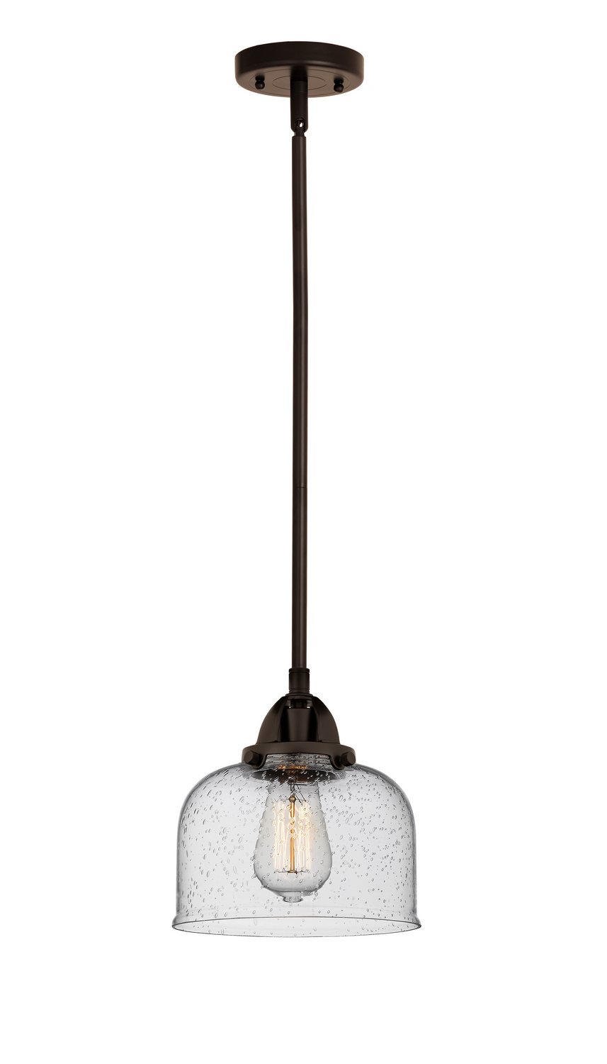 One Light Mini Pendant by Innovations - Nouveau 2 Collection, Oil Rubbed Bronze Finish - 288-1S-OB-G74