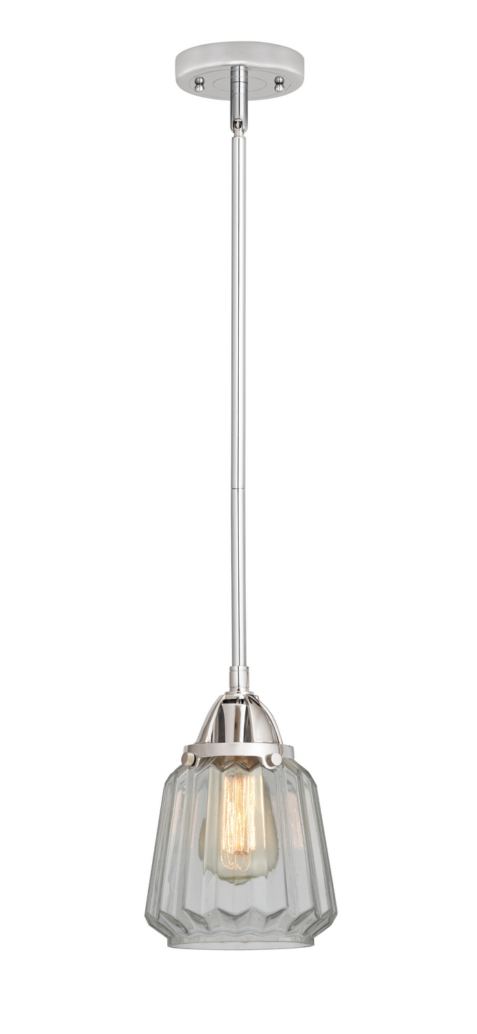 One Light Mini Pendant by Innovations - Nouveau 2 Collection, Polished Chrome Finish - 288-1S-PC-G142