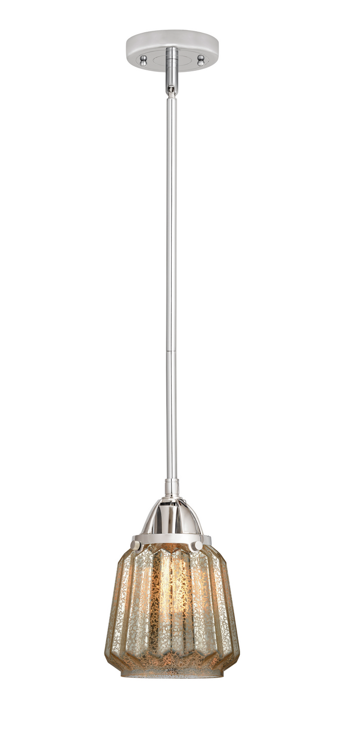 One Light Mini Pendant by Innovations - Nouveau 2 Collection, Polished Chrome Finish - 288-1S-PC-G146