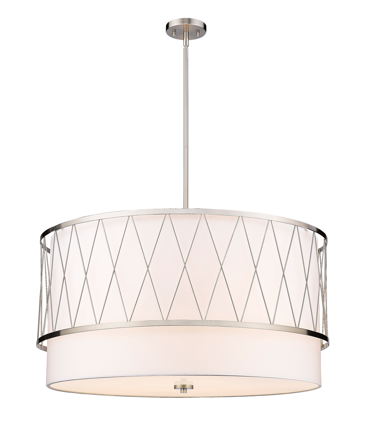 Five Light Pendant by Z-Lite - Dalton Collection, Brushed Nickel Finish - 198-32BN