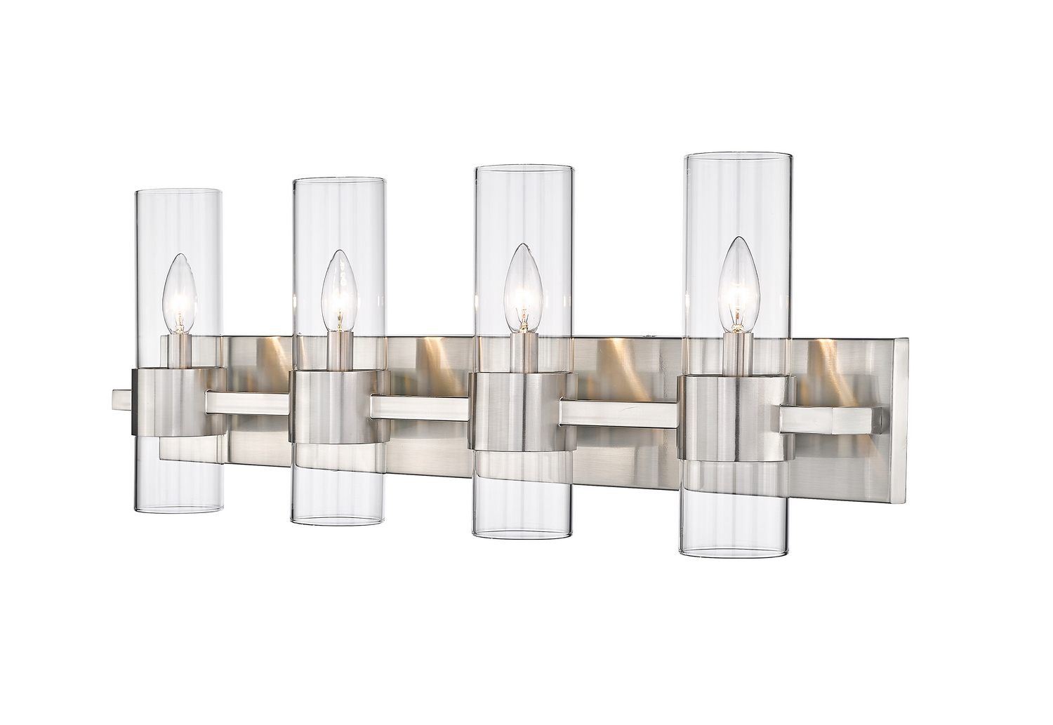 Four Light Vanity by Z-Lite - Lawson Collection, Brushed Nickel Finish - 343-4V-BN