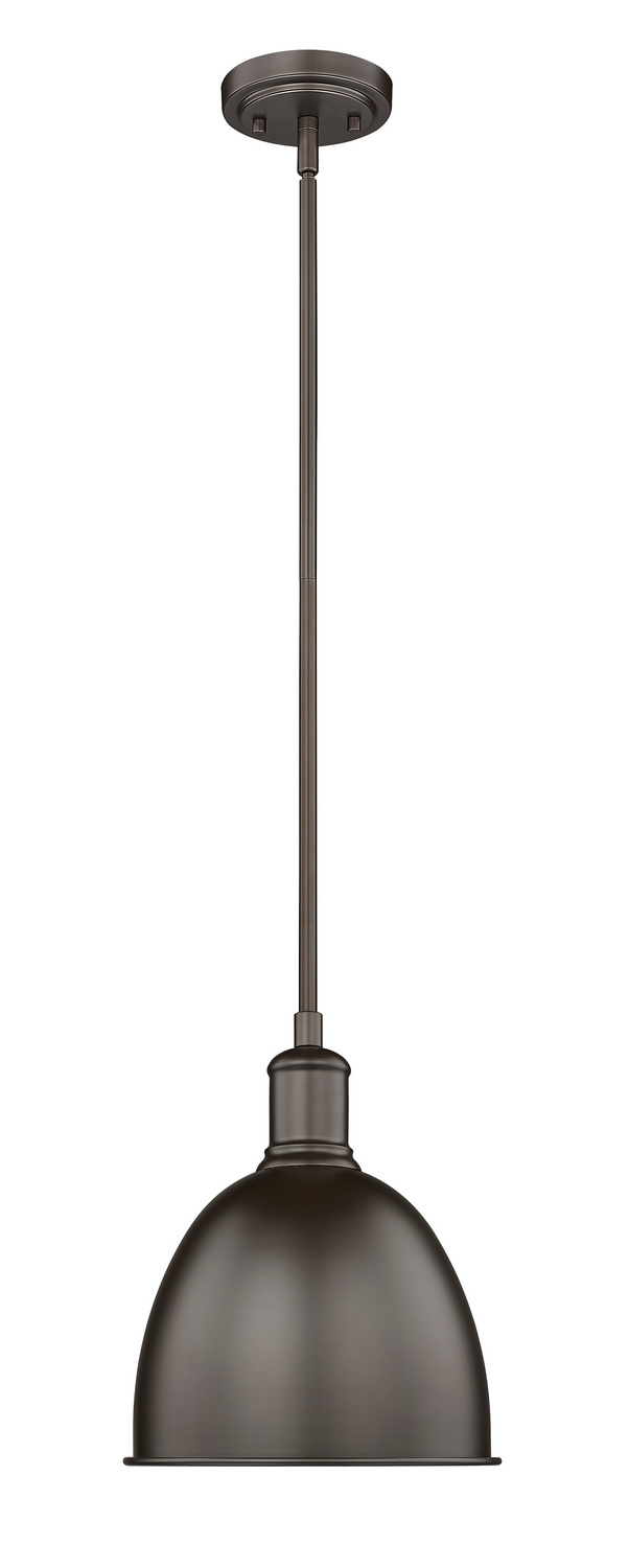 One Light Pendant by Z-Lite - Sawyer Collection, Bronze Finish - 4500P8-BRZ