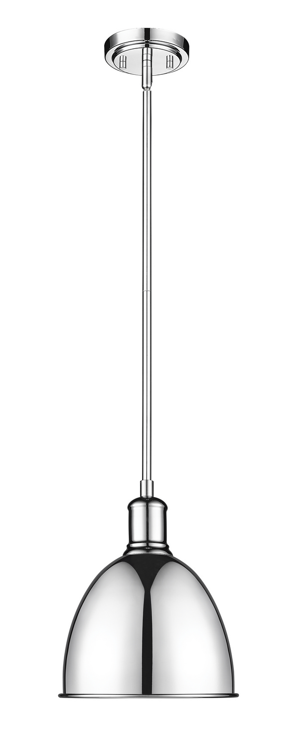 One Light Pendant by Z-Lite - Sawyer Collection, Chrome Finish - 4500P8-CH