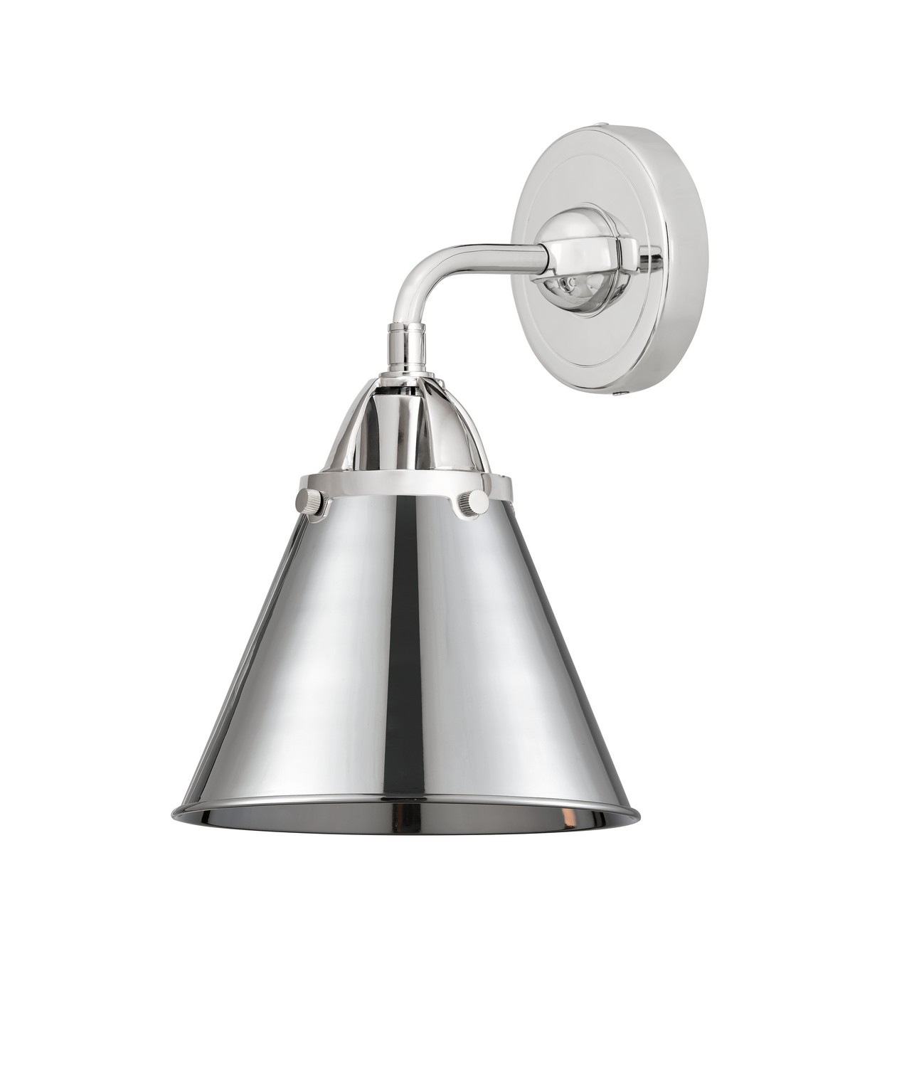 LED Wall Sconce by Innovations - Nouveau 2 Collection, Polished Chrome Finish - 288-1W-PC-M13-PC-LED