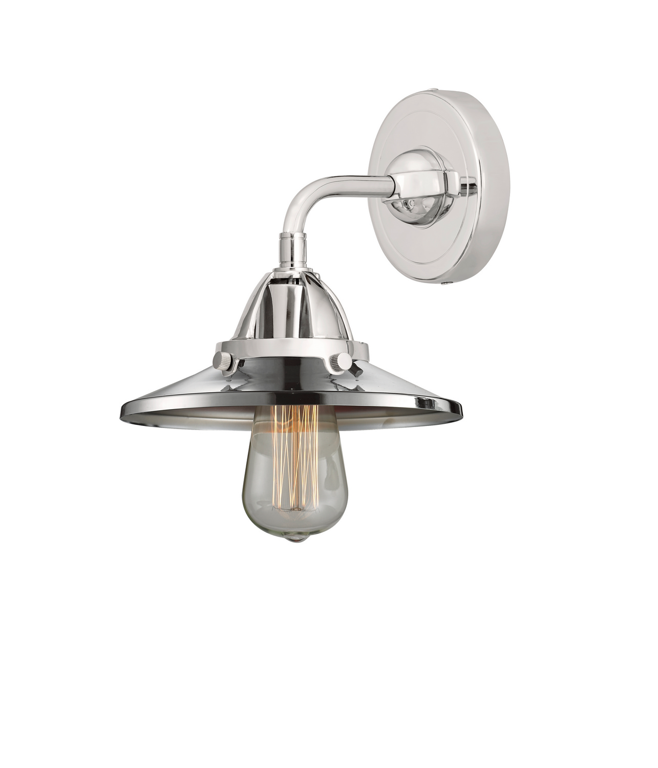 One Light Wall Sconce by Innovations - Nouveau 2 Collection, Polished Chrome Finish - 288-1W-PC-M7-PC