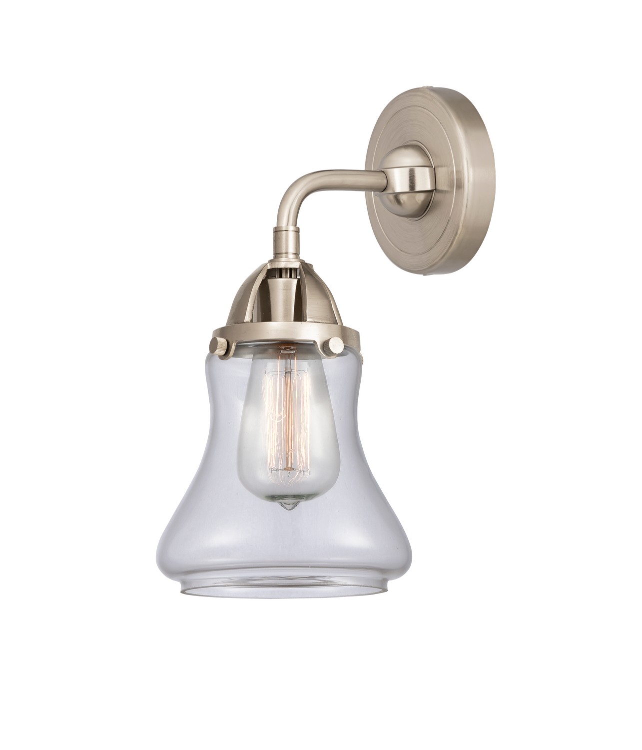 LED Wall Sconce by Innovations - Nouveau 2 Collection, Brushed Satin Nickel Finish - 288-1W-SN-G192-LED
