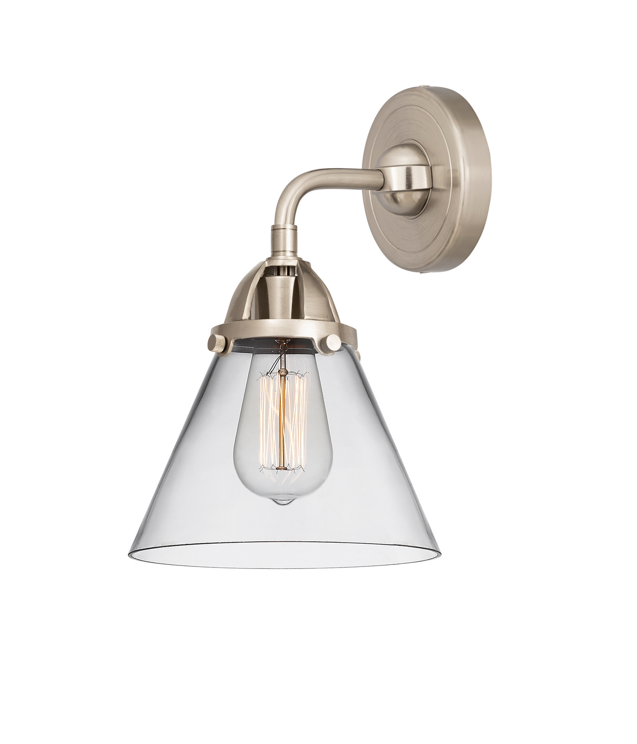 One Light Wall Sconce by Innovations - Nouveau 2 Collection, Brushed Satin Nickel Finish - 288-1W-SN-G42
