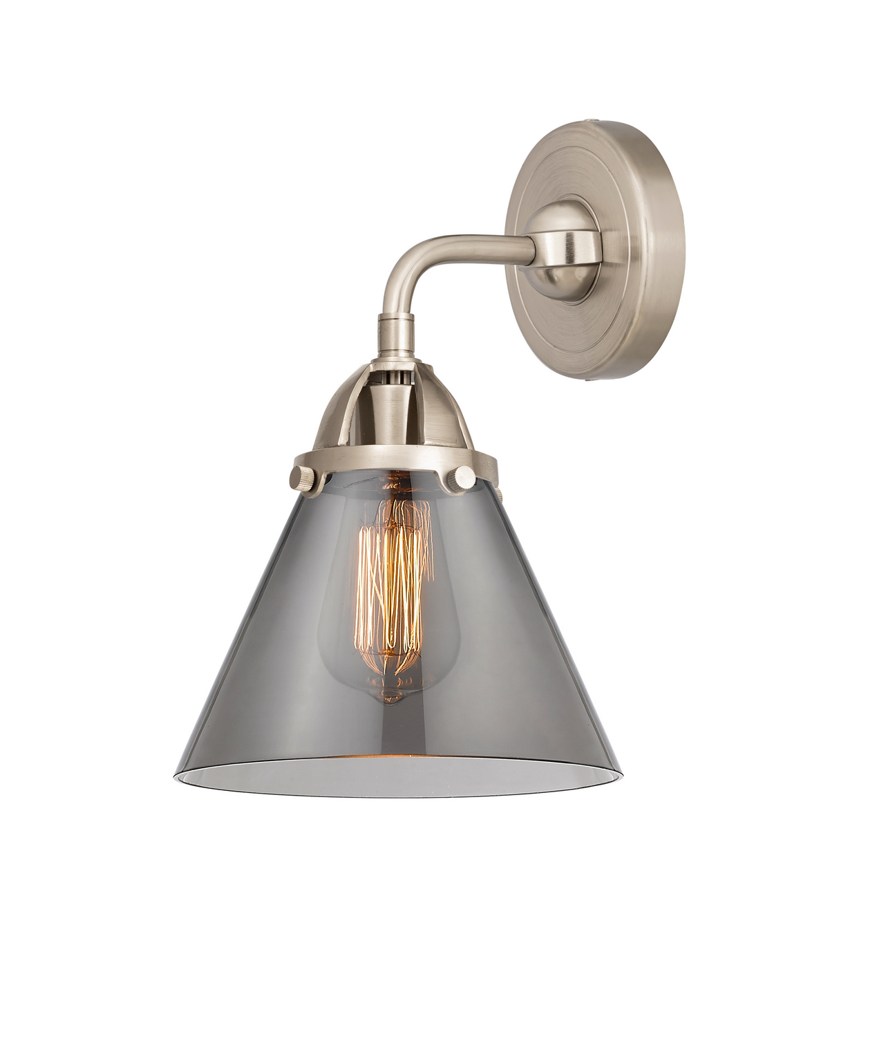 One Light Wall Sconce by Innovations - Nouveau 2 Collection, Brushed Satin Nickel Finish - 288-1W-SN-G43
