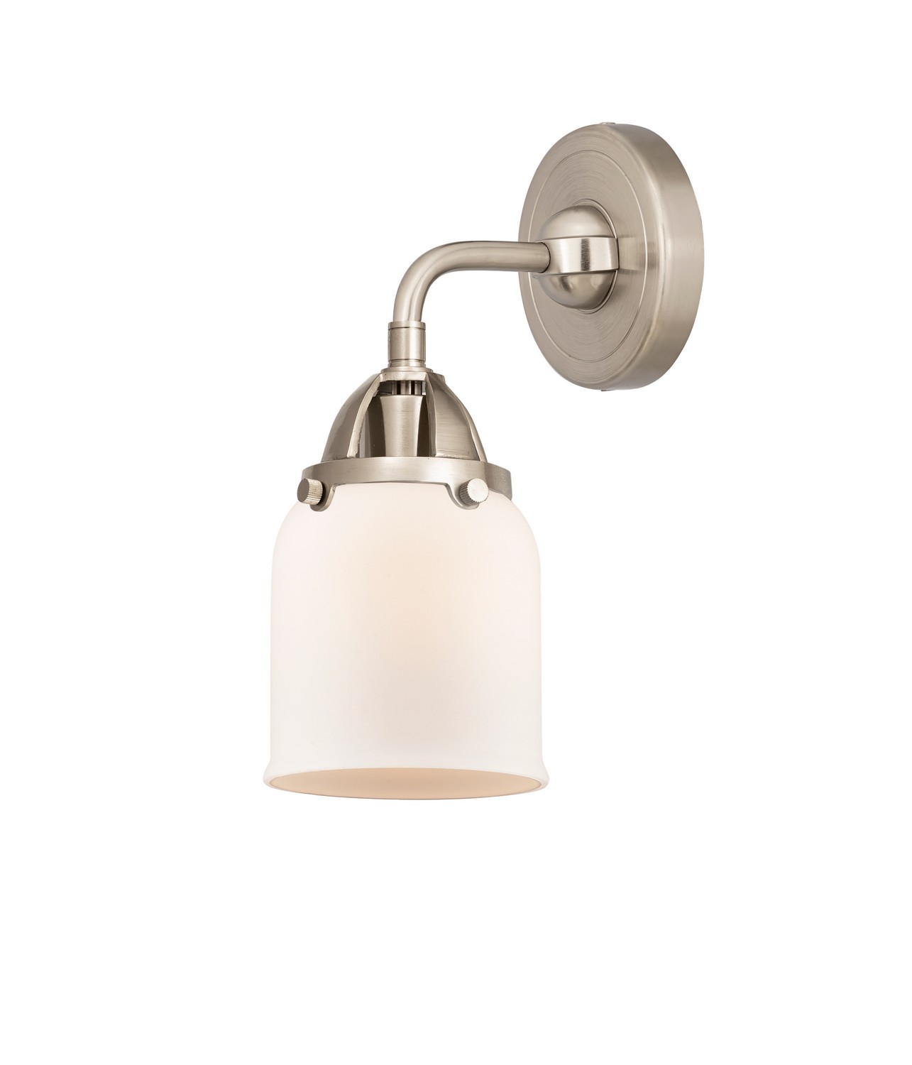 LED Wall Sconce by Innovations - Nouveau 2 Collection, Brushed Satin Nickel Finish - 288-1W-SN-G51-LED