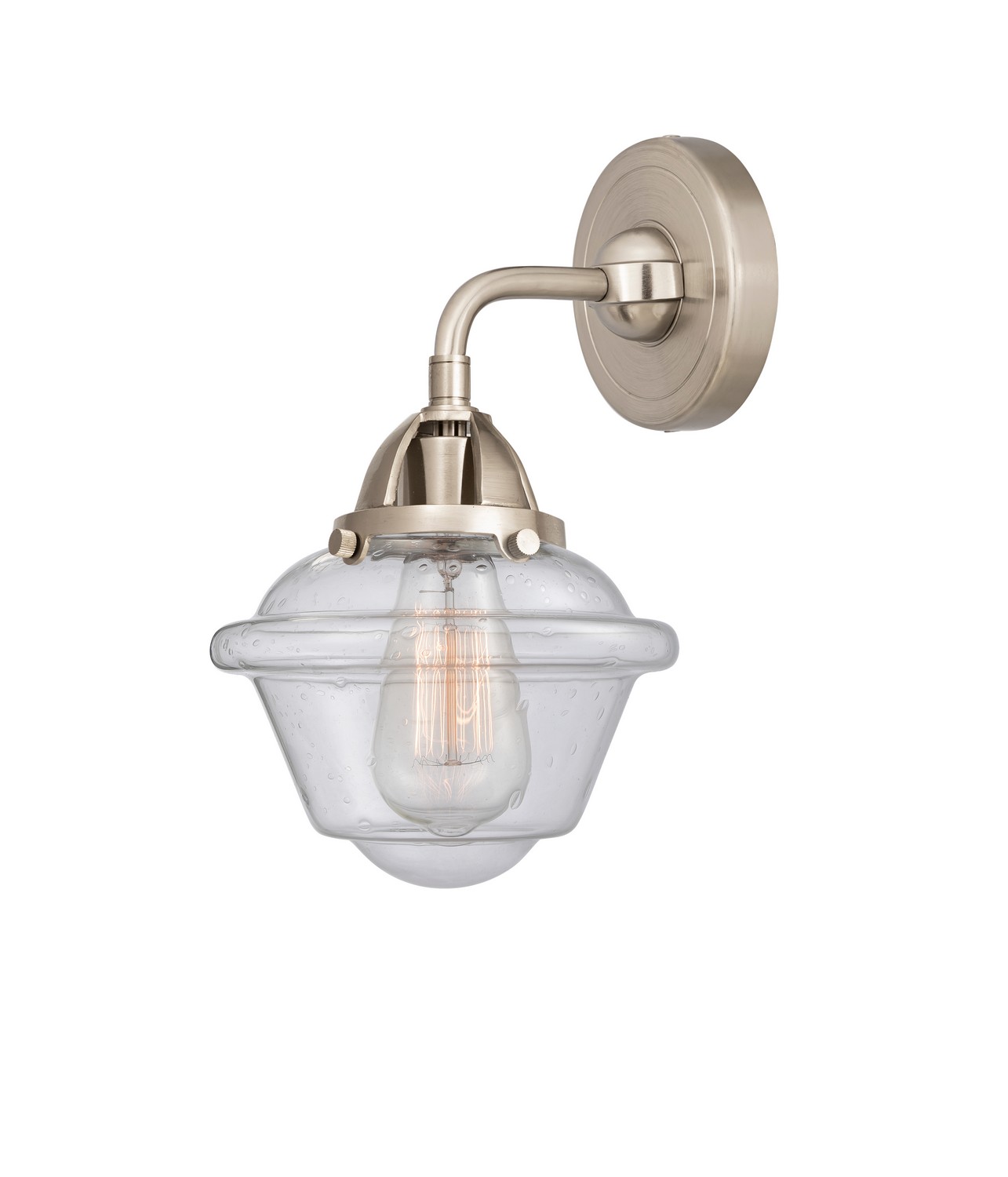 LED Wall Sconce by Innovations - Nouveau 2 Collection, Brushed Satin Nickel Finish - 288-1W-SN-G534-LED