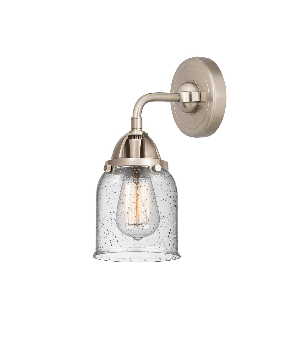 LED Wall Sconce by Innovations - Nouveau 2 Collection, Brushed Satin Nickel Finish - 288-1W-SN-G54-LED