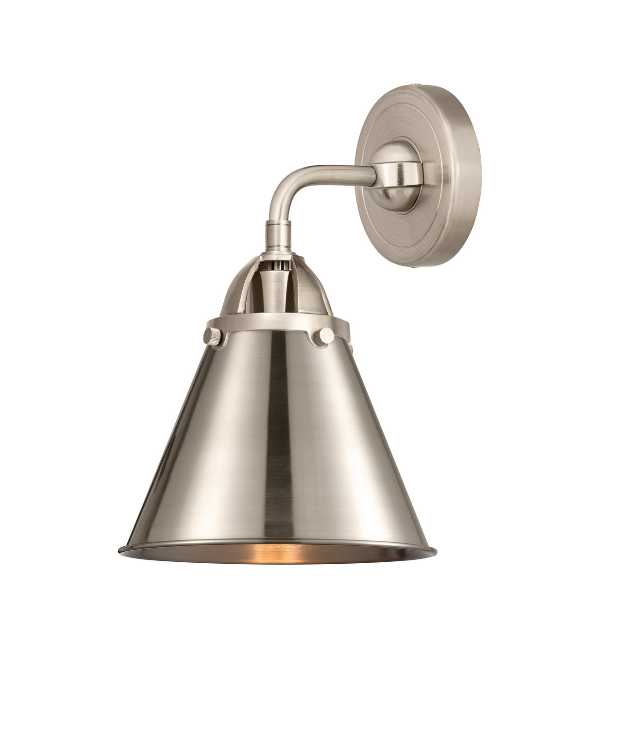 One Light Wall Sconce by Innovations - Nouveau 2 Collection, Brushed Satin Nickel Finish - 288-1W-SN-M13-SN