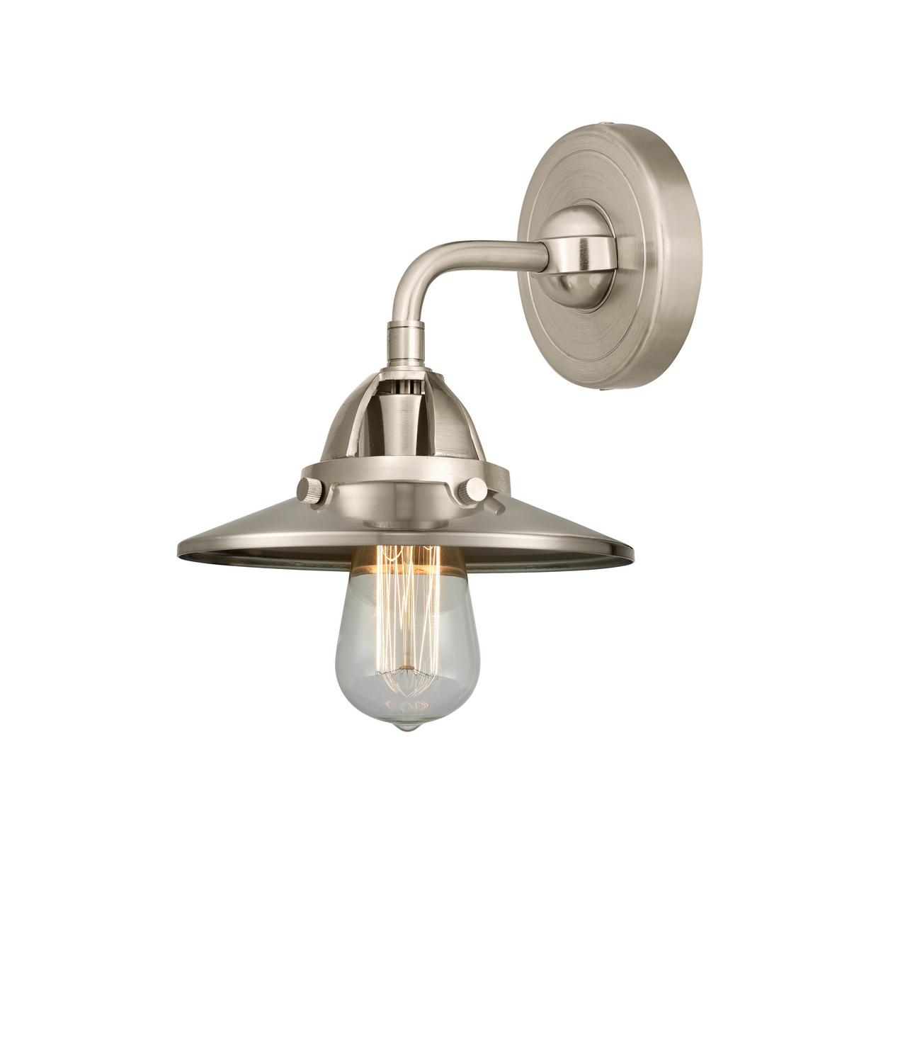 One Light Wall Sconce by Innovations - Nouveau 2 Collection, Brushed Satin Nickel Finish - 288-1W-SN-M2-SN
