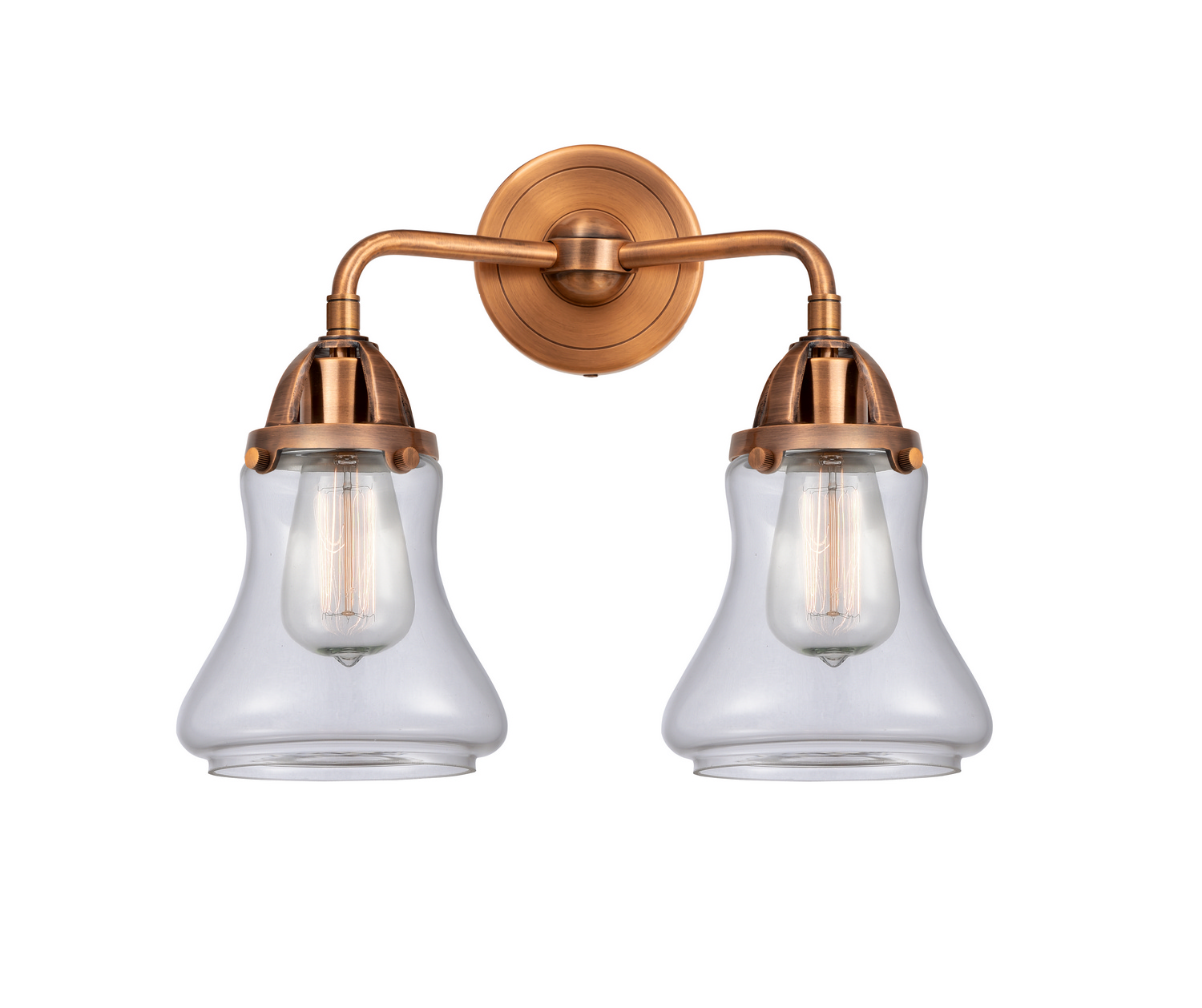 Two Light Bath Vanity by Innovations - Nouveau 2 Collection, Antique Copper Finish - 288-2W-AC-G192