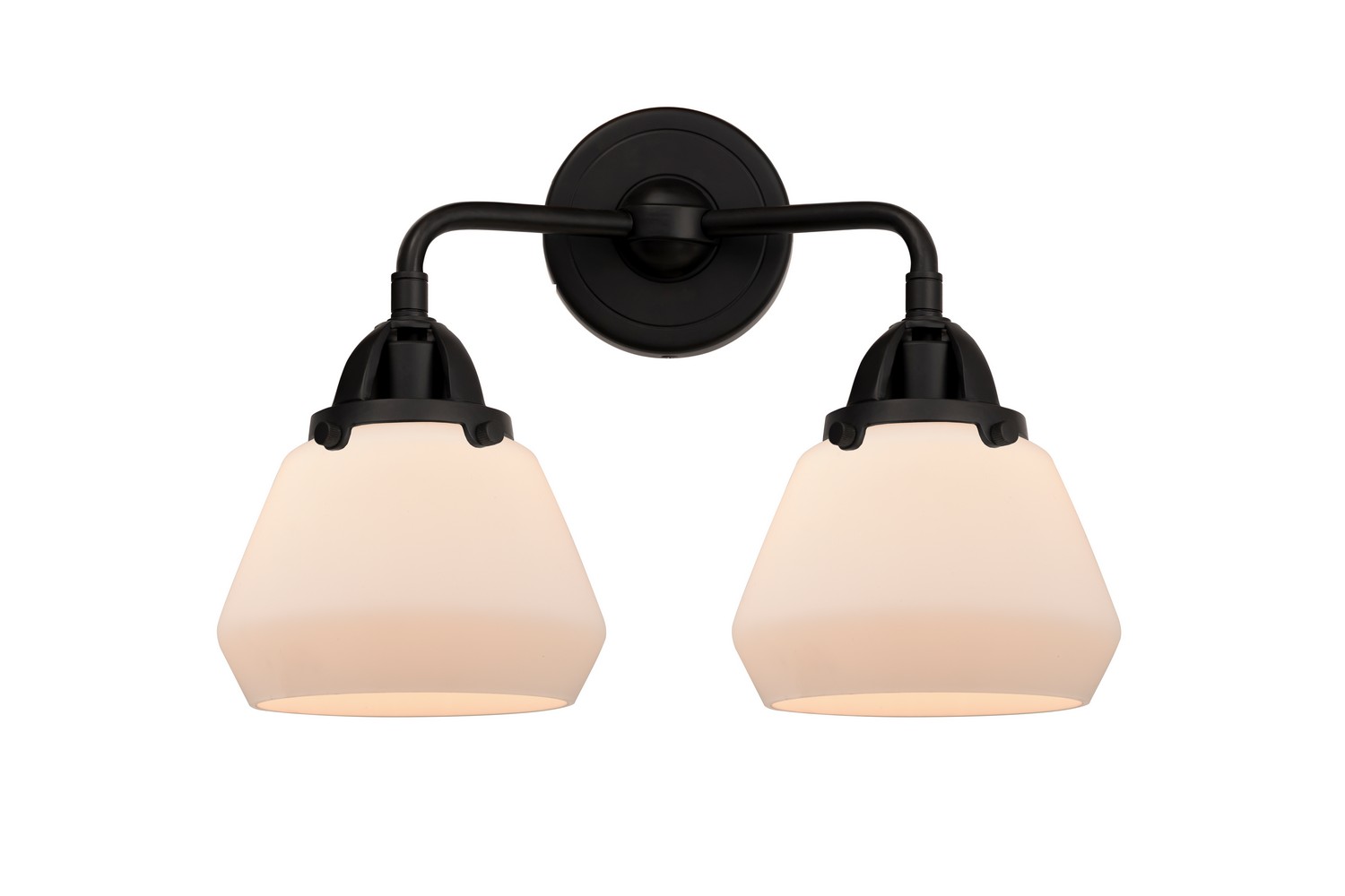 LED Bath Vanity by Innovations - Nouveau 2 Collection, Matte Black Finish - 288-2W-BK-G171-LED