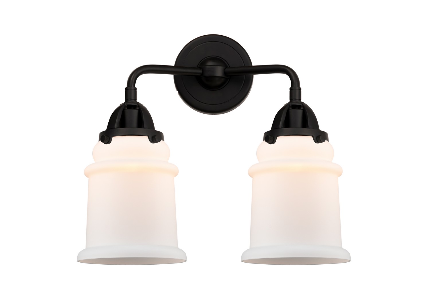 LED Bath Vanity by Innovations - Nouveau 2 Collection, Matte Black Finish - 288-2W-BK-G181-LED