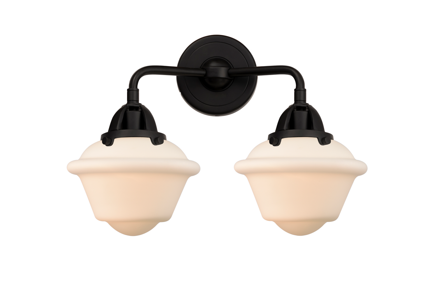Two Light Bath Vanity by Innovations - Nouveau 2 Collection, Matte Black Finish - 288-2W-BK-G531