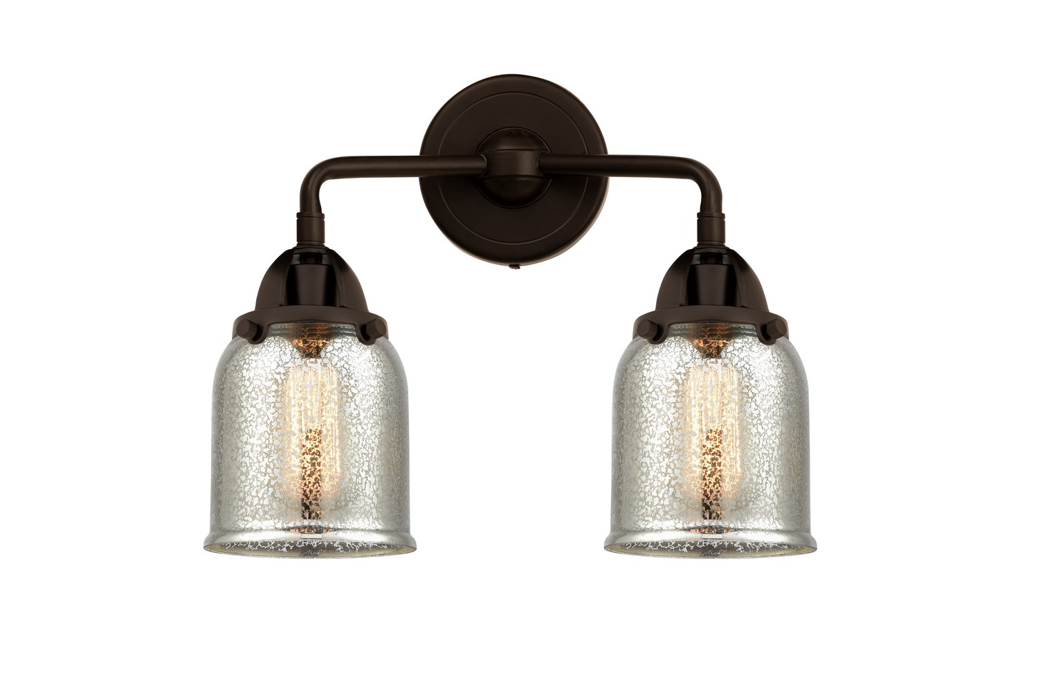 LED Bath Vanity by Innovations - Nouveau 2 Collection, Oil Rubbed Bronze Finish - 288-2W-OB-G58-LED