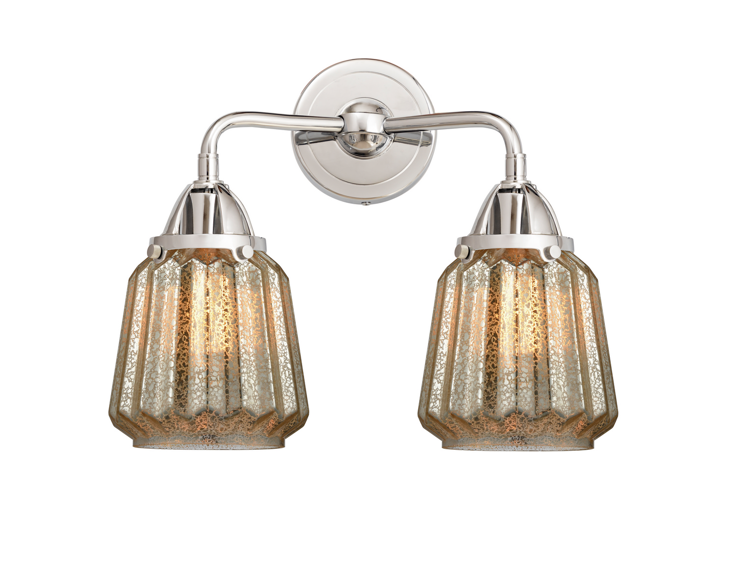 Two Light Bath Vanity by Innovations - Nouveau 2 Collection, Polished Chrome Finish - 288-2W-PC-G146
