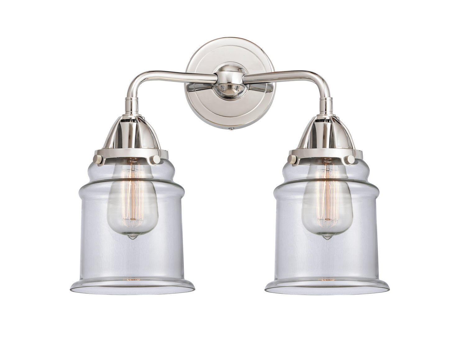 Two Light Bath Vanity by Innovations - Nouveau 2 Collection, Polished Chrome Finish - 288-2W-PC-G182
