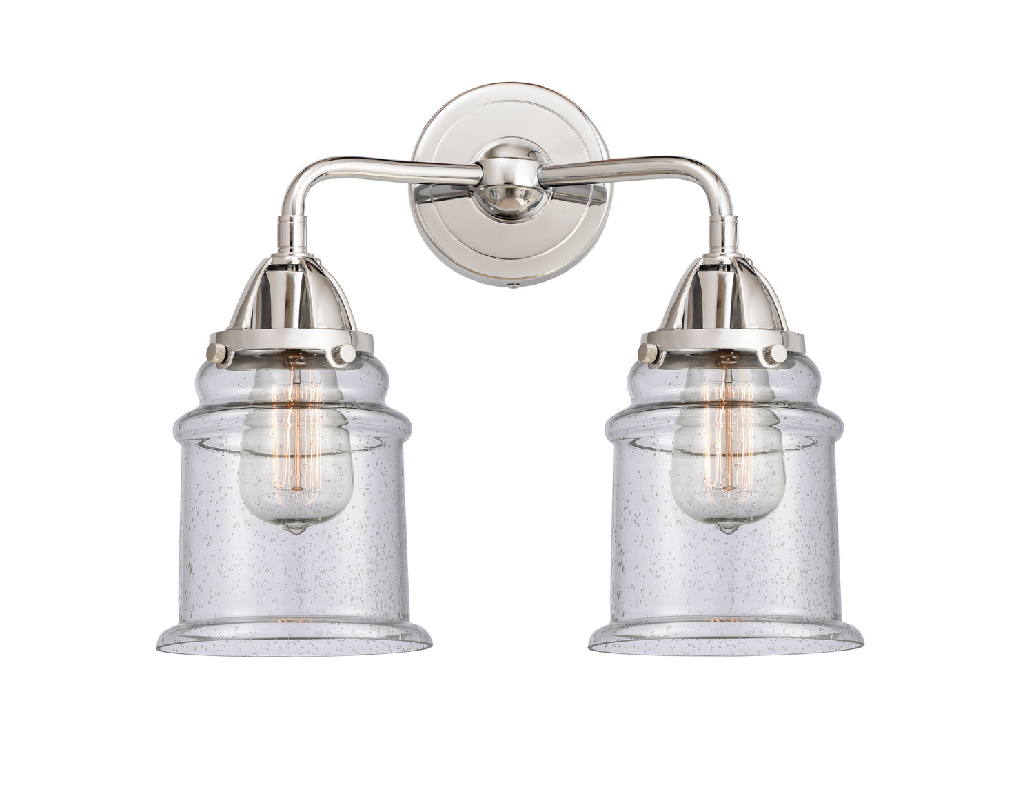 Two Light Bath Vanity by Innovations - Nouveau 2 Collection, Polished Chrome Finish - 288-2W-PC-G184