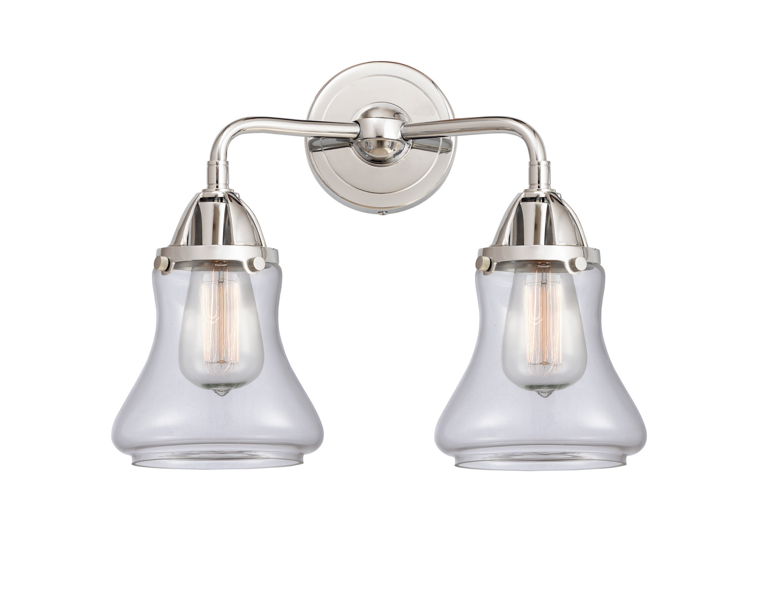 Two Light Bath Vanity by Innovations - Nouveau 2 Collection, Polished Chrome Finish - 288-2W-PC-G192