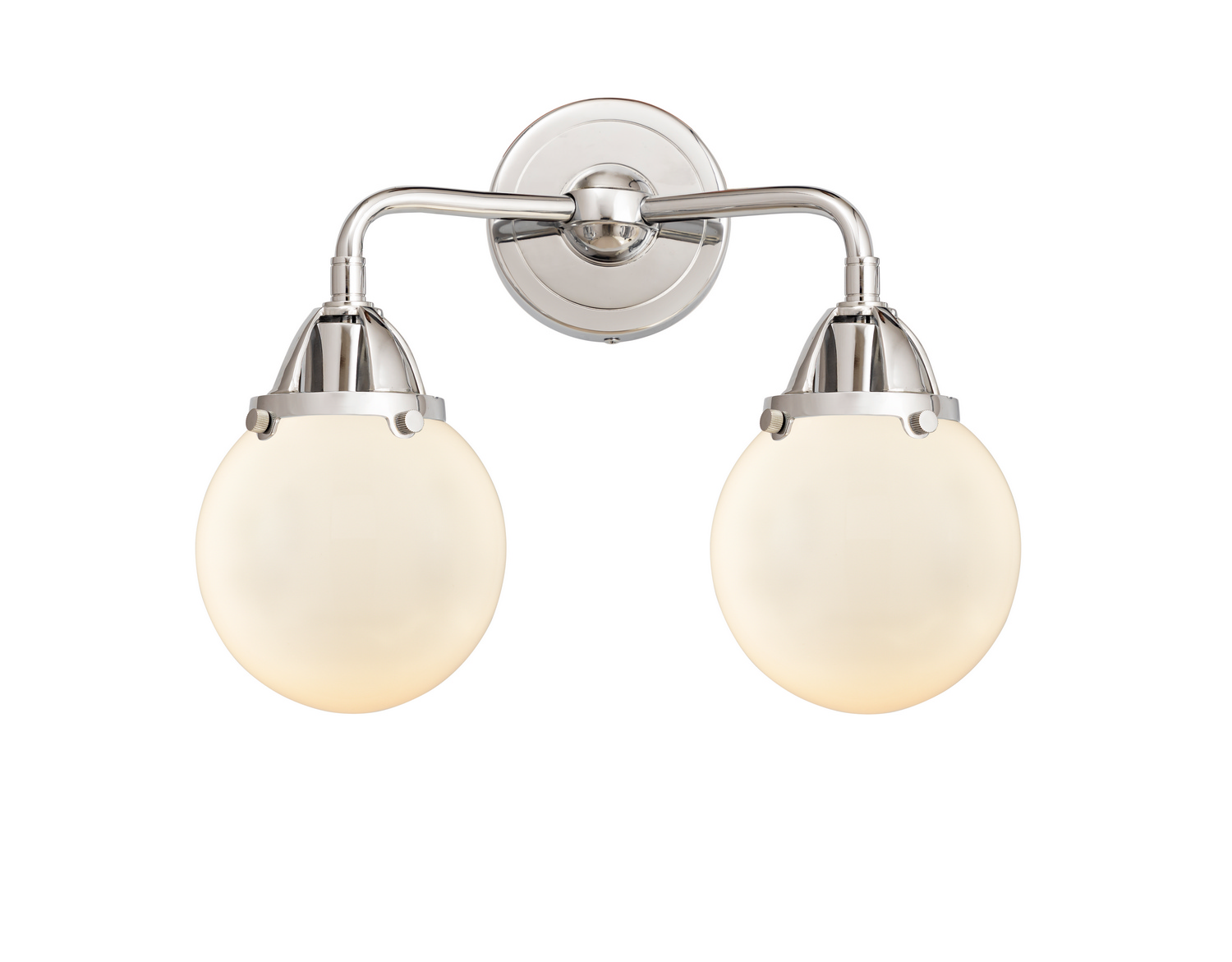 Two Light Bath Vanity by Innovations - Nouveau 2 Collection, Polished Chrome Finish - 288-2W-PC-G201-6