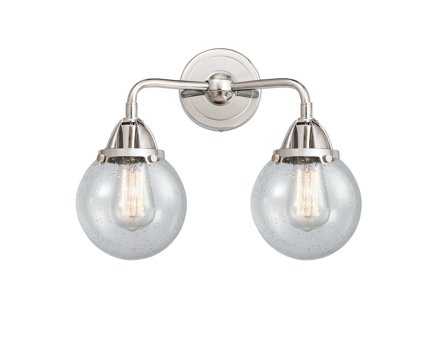 Two Light Bath Vanity by Innovations - Nouveau 2 Collection, Polished Chrome Finish - 288-2W-PC-G204-6