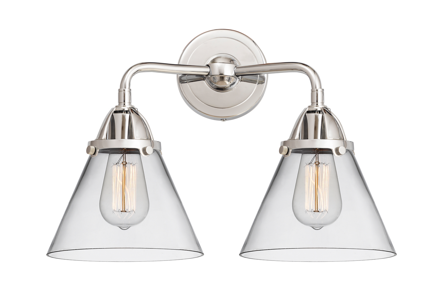 Two Light Bath Vanity by Innovations - Nouveau 2 Collection, Polished Chrome Finish - 288-2W-PC-G42