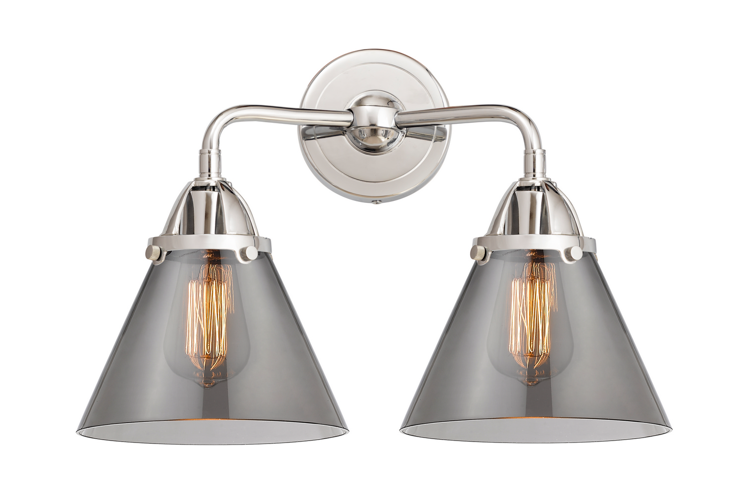 Two Light Bath Vanity by Innovations - Nouveau 2 Collection, Polished Chrome Finish - 288-2W-PC-G43