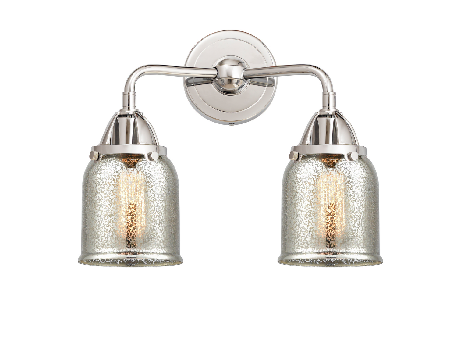 Two Light Bath Vanity by Innovations - Nouveau 2 Collection, Polished Chrome Finish - 288-2W-PC-G58