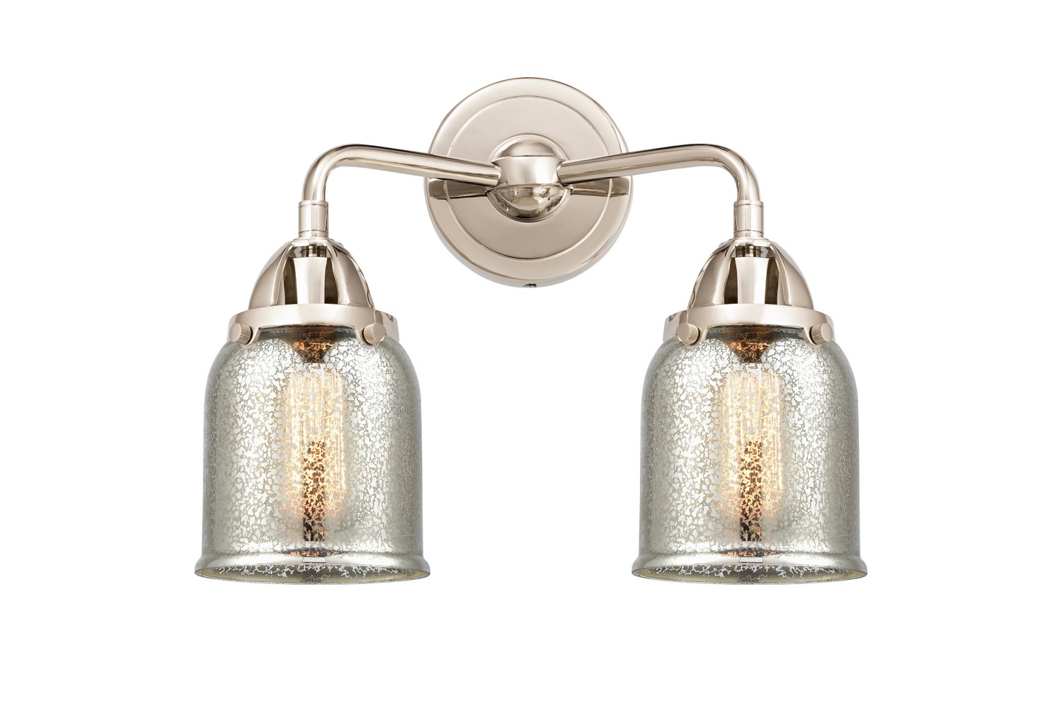 LED Bath Vanity by Innovations - Nouveau 2 Collection, Polished Nickel Finish - 288-2W-PN-G58-LED