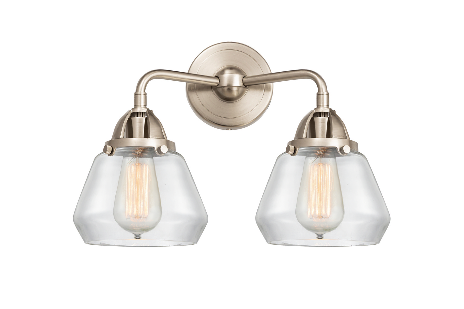 Two Light Bath Vanity by Innovations - Nouveau 2 Collection, Brushed Satin Nickel Finish - 288-2W-SN-G172