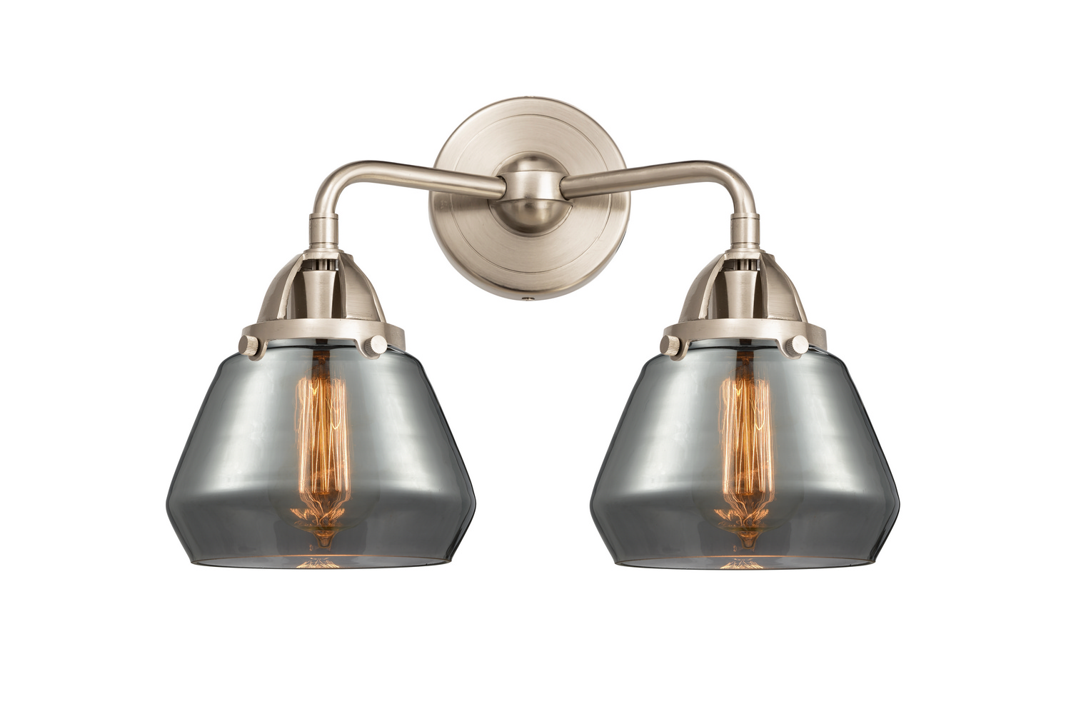 Two Light Bath Vanity by Innovations - Nouveau 2 Collection, Brushed Satin Nickel Finish - 288-2W-SN-G173