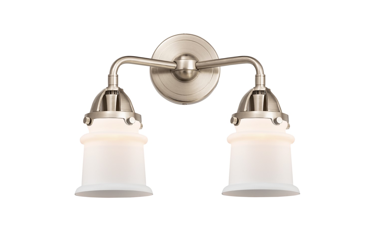 LED Bath Vanity by Innovations - Nouveau 2 Collection, Brushed Satin Nickel Finish - 288-2W-SN-G181S-LED