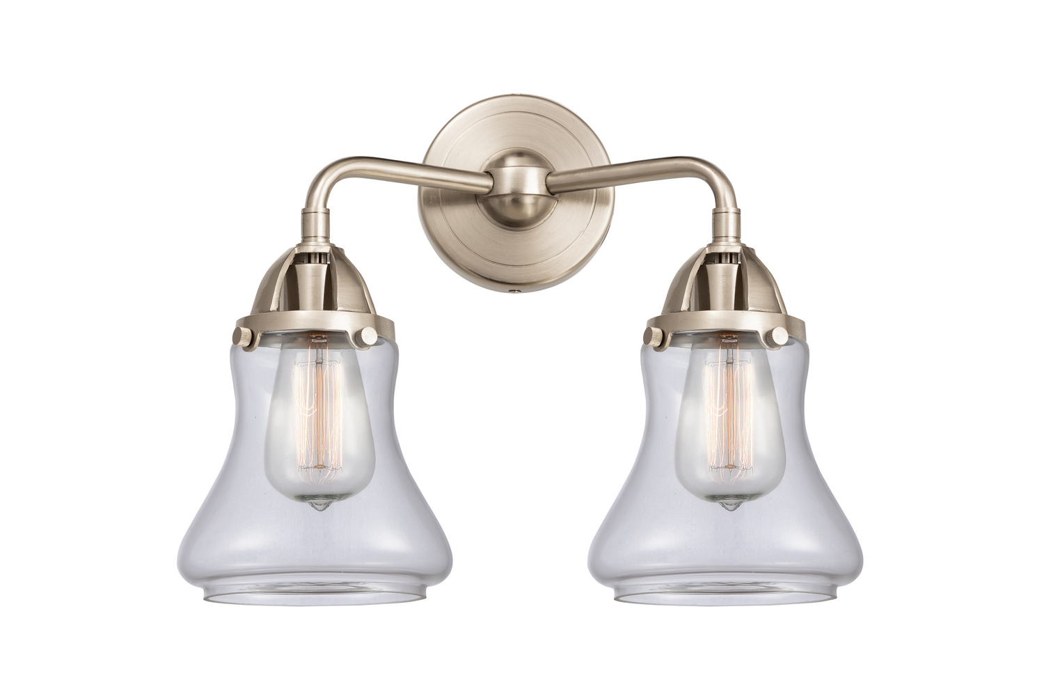Two Light Bath Vanity by Innovations - Nouveau 2 Collection, Brushed Satin Nickel Finish - 288-2W-SN-G192