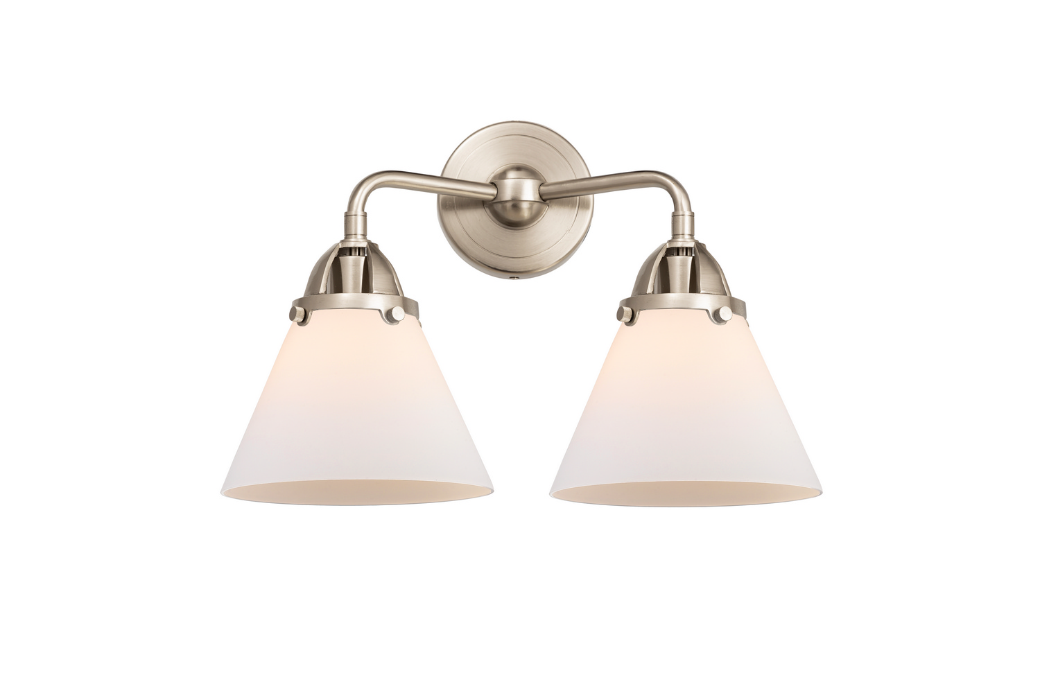 Two Light Bath Vanity by Innovations - Nouveau 2 Collection, Brushed Satin Nickel Finish - 288-2W-SN-G41