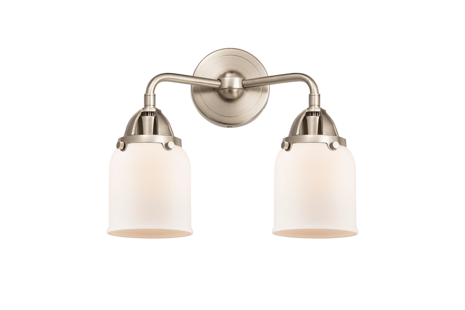 Two Light Bath Vanity by Innovations - Nouveau 2 Collection, Brushed Satin Nickel Finish - 288-2W-SN-G51