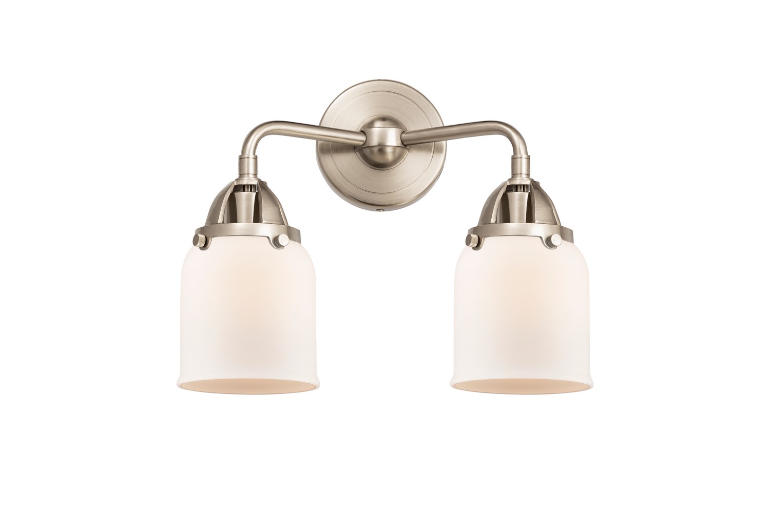 LED Bath Vanity by Innovations - Nouveau 2 Collection, Brushed Satin Nickel Finish - 288-2W-SN-G51-LED