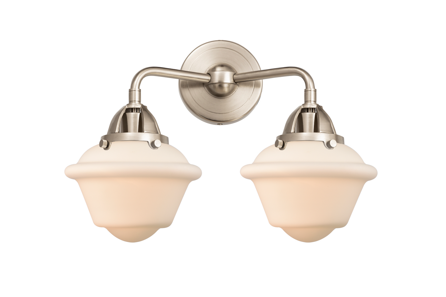 Two Light Bath Vanity by Innovations - Nouveau 2 Collection, Brushed Satin Nickel Finish - 288-2W-SN-G531