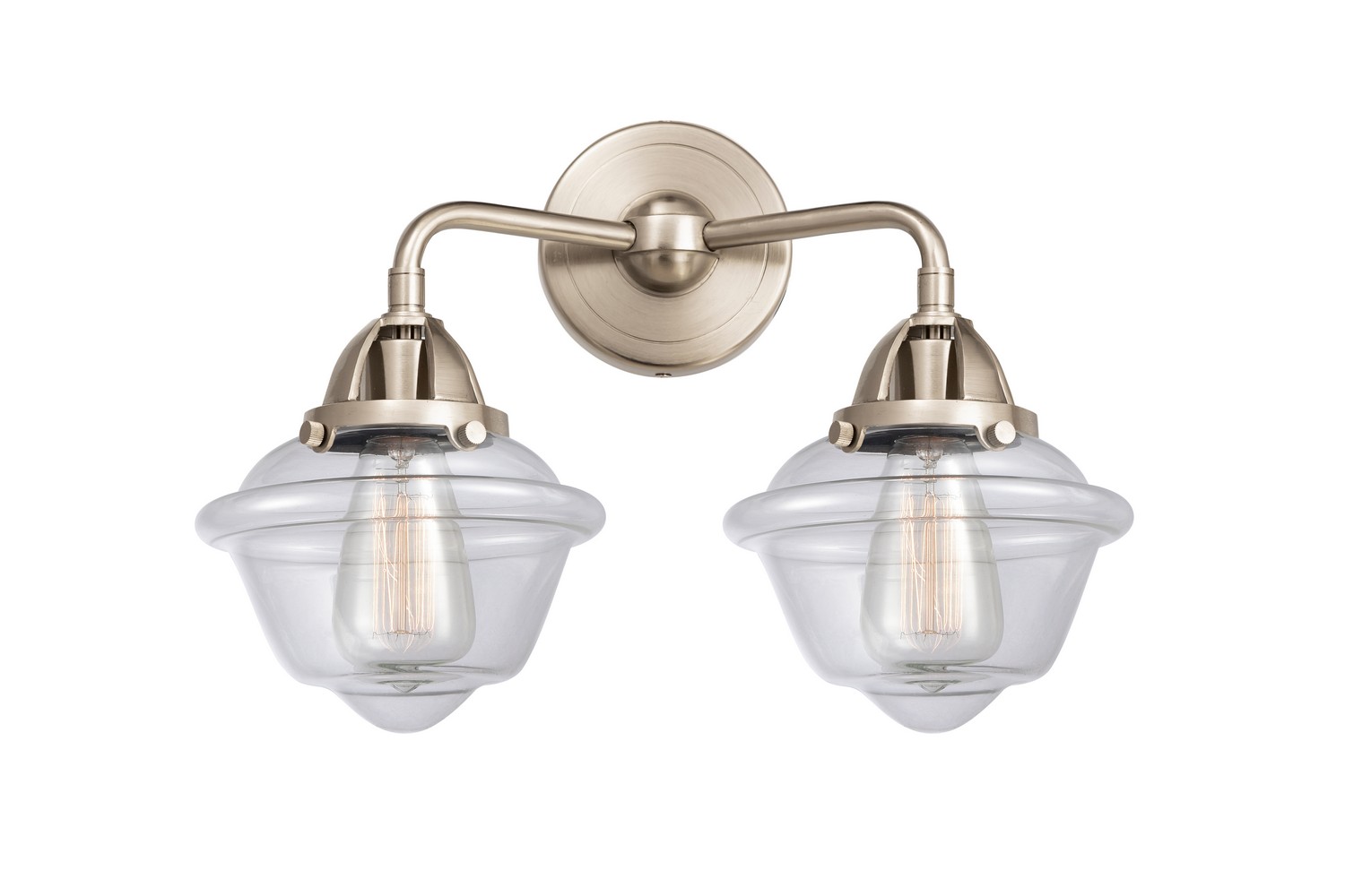 LED Bath Vanity by Innovations - Nouveau 2 Collection, Brushed Satin Nickel Finish - 288-2W-SN-G532-LED
