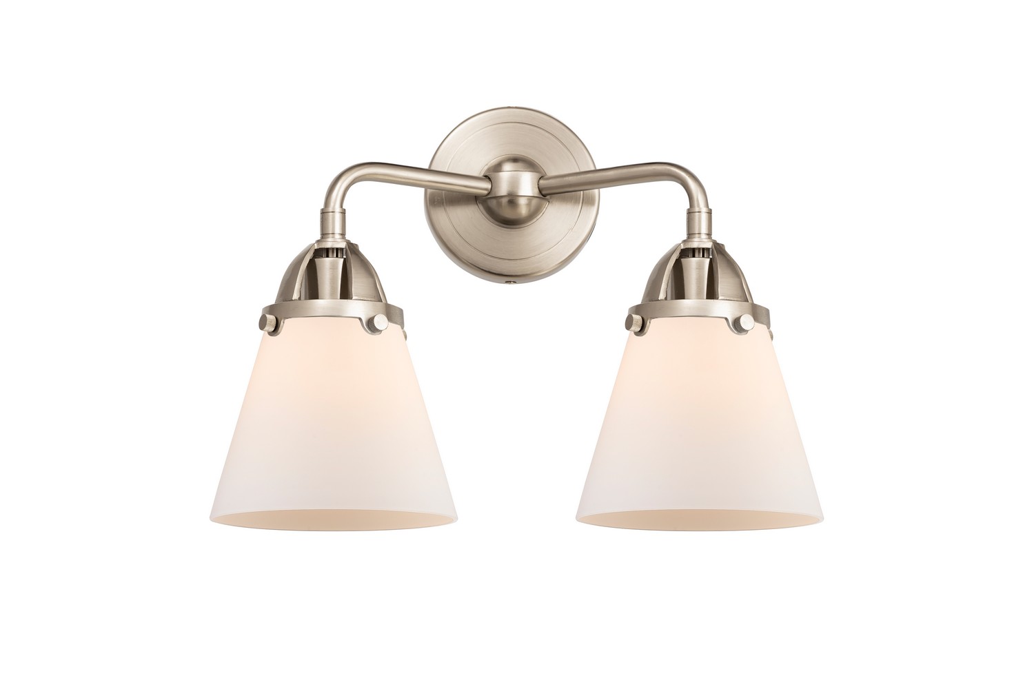 LED Bath Vanity by Innovations - Nouveau 2 Collection, Brushed Satin Nickel Finish - 288-2W-SN-G61-LED
