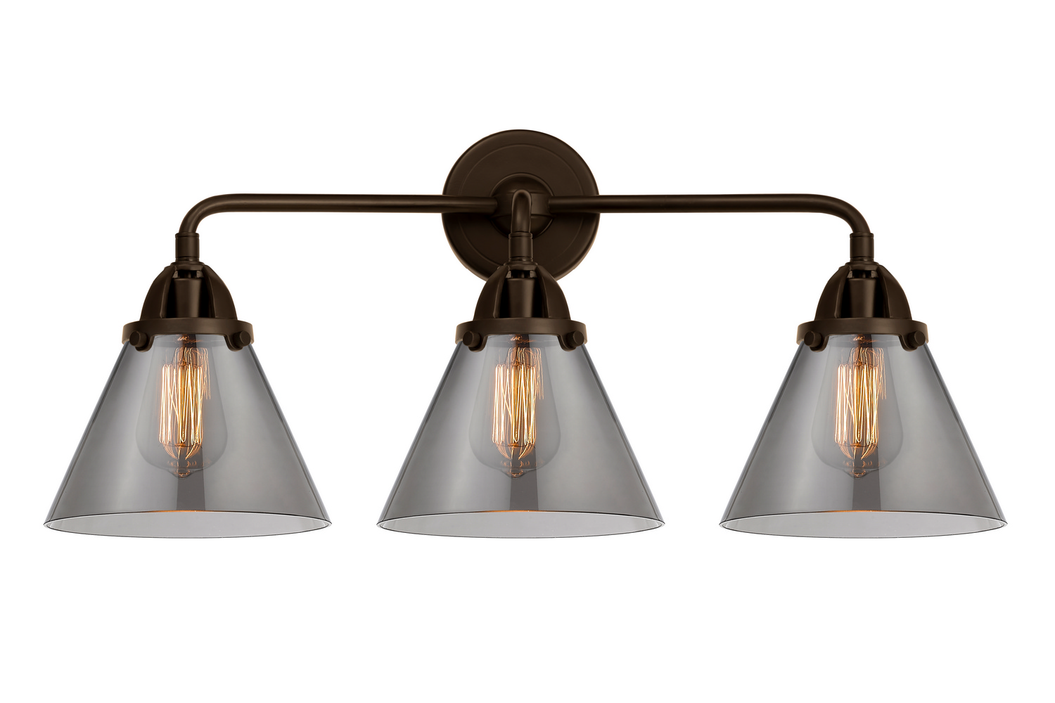 Three Light Bath Vanity by Innovations - Nouveau 2 Collection, Oil Rubbed Bronze Finish - 288-3W-OB-G43