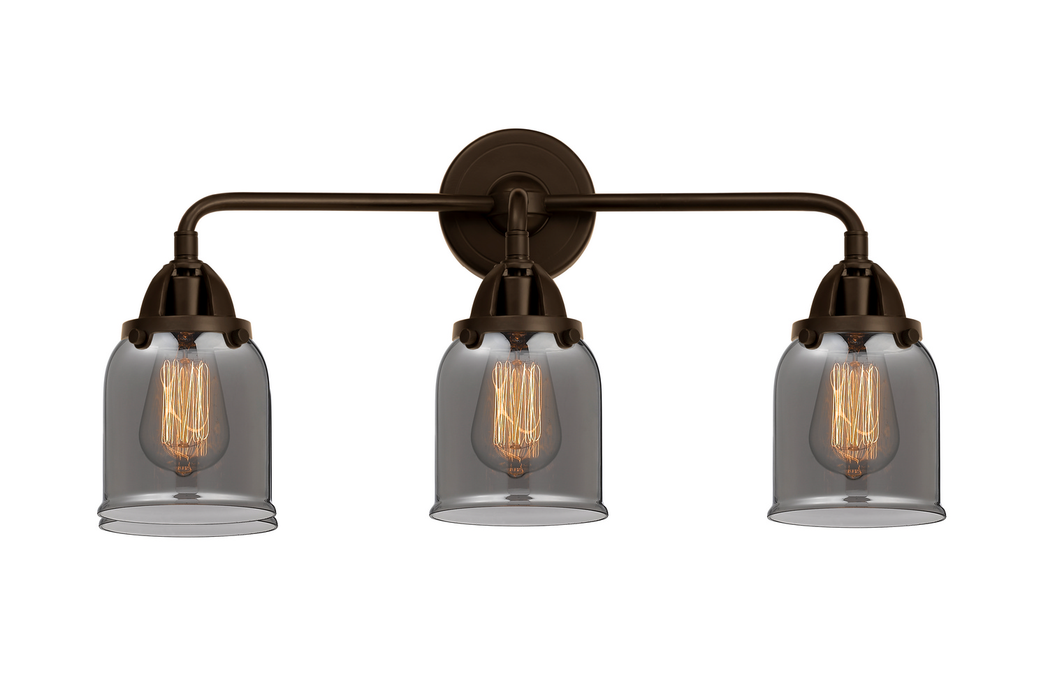 Three Light Bath Vanity by Innovations - Nouveau 2 Collection, Oil Rubbed Bronze Finish - 288-3W-OB-G53